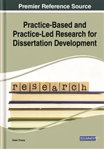 New Release: Practice-Based and Practice-Led Research for Dissertation Development